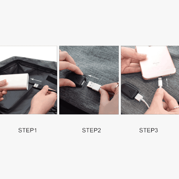 Anti-Theft USB Charging Backpack with Water-Resistant Fabric