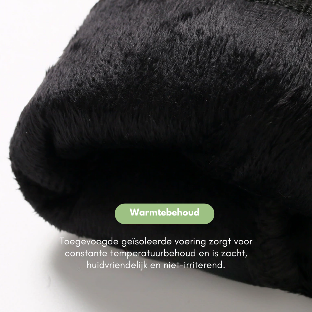 Men's Leather Winter Driving Gloves - Windproof & Warm