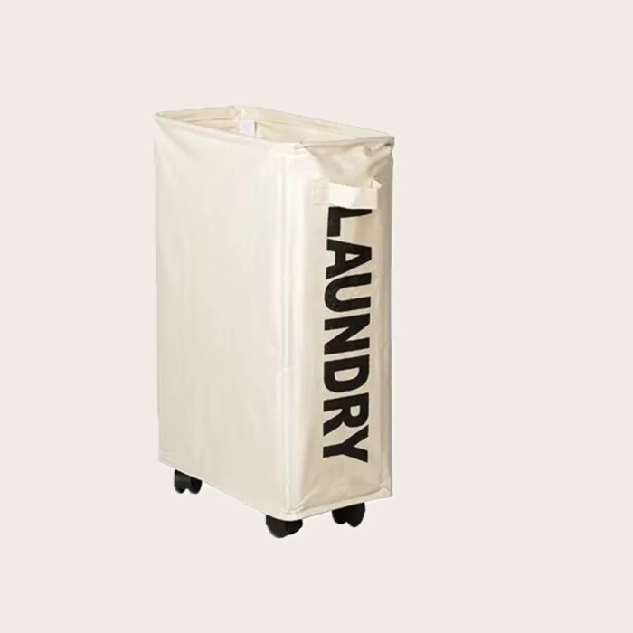 Foldable Fabric Laundry Basket in Hemp Style