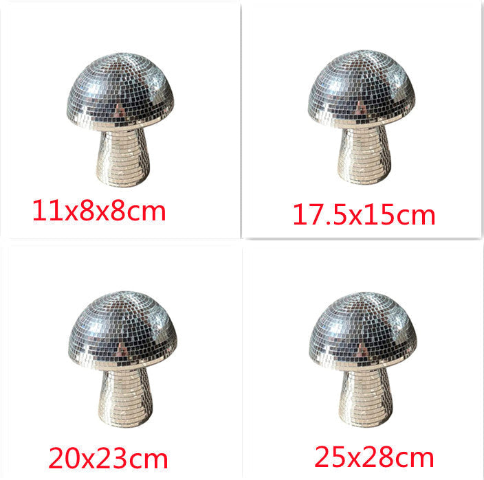 Mushroom Shaped Disco Ball Table Decoration