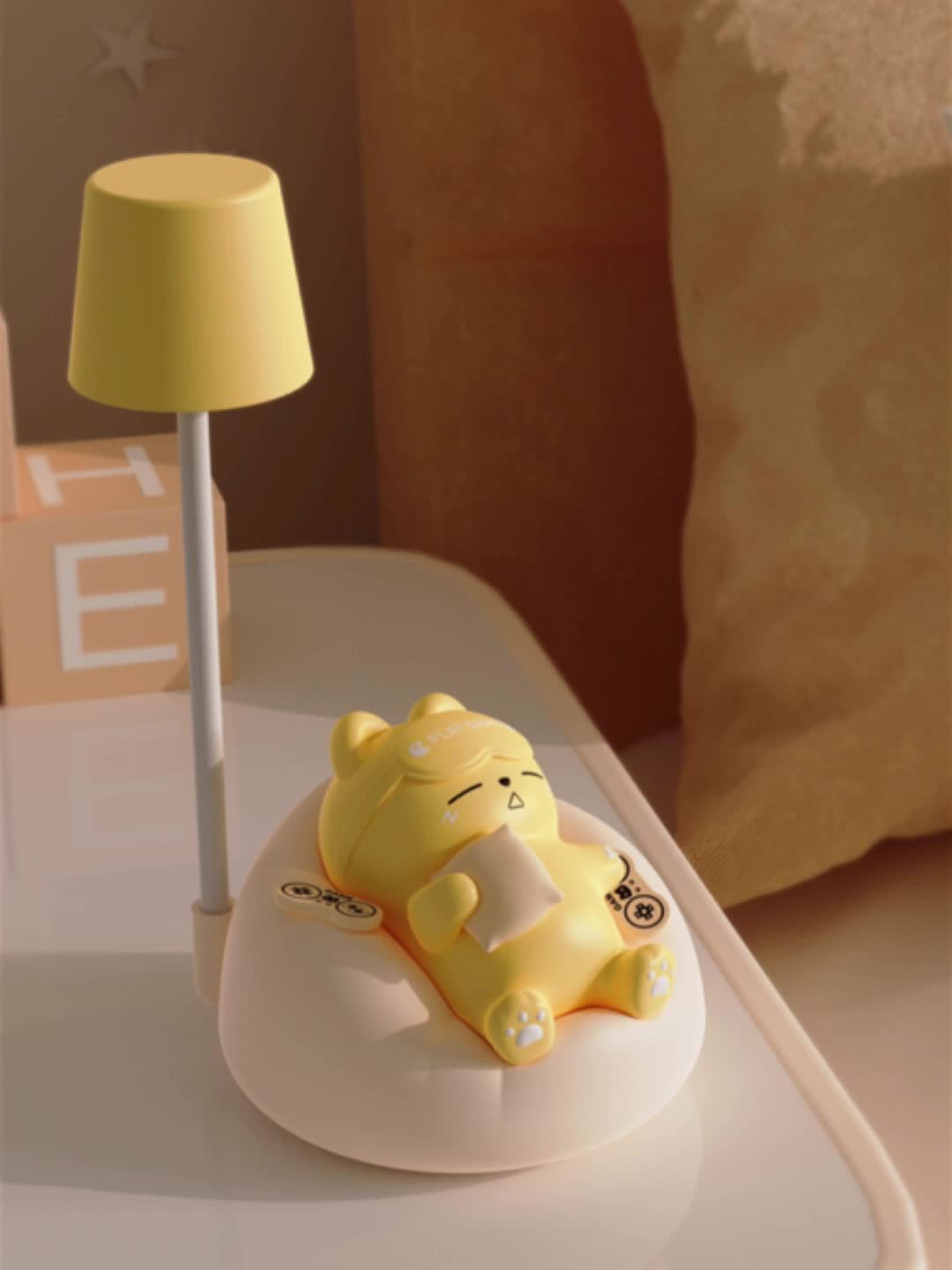 Cute Cat LED Night Light with Adjustable Brightness
