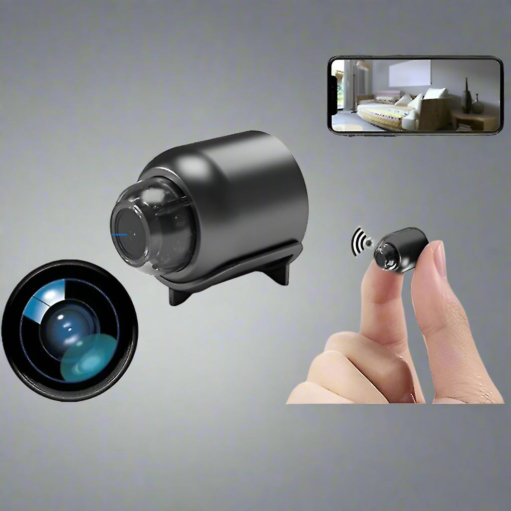 1080P Mini WiFi Security Camera with Night Vision and Motion Detection