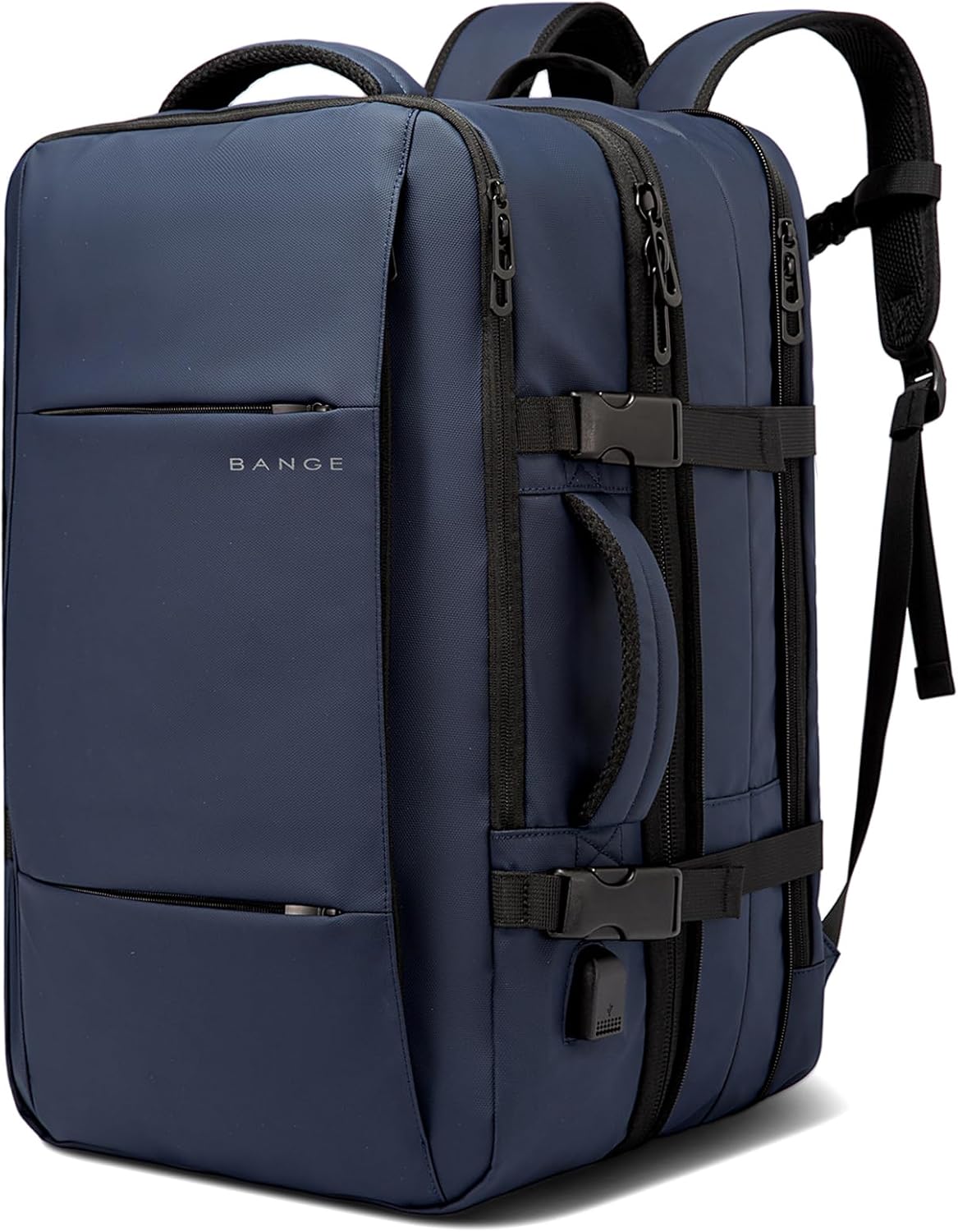 Expandable Waterproof Travel Backpack 26-45L with Laptop Sleeve and Duffle Carry