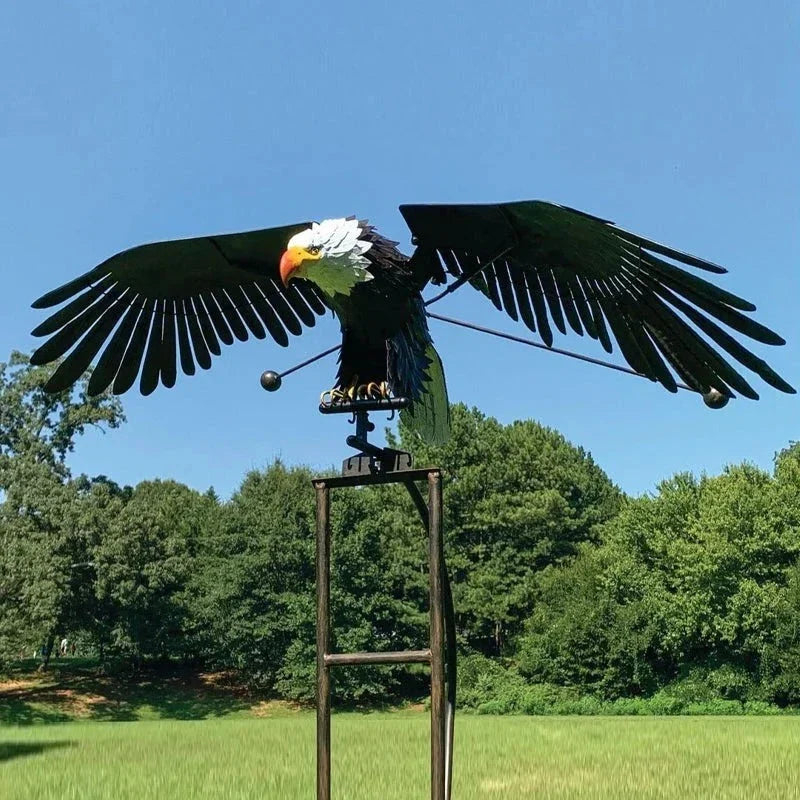 Eagle Windmill Garden Art Decoration