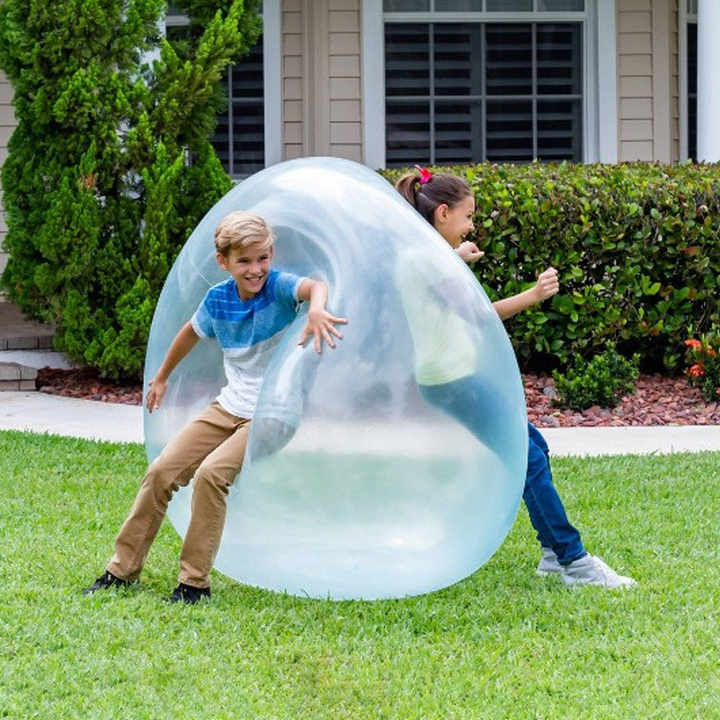 Large Inflatable Play Ball for Kids - Soft and Flexible Outdoor Fun