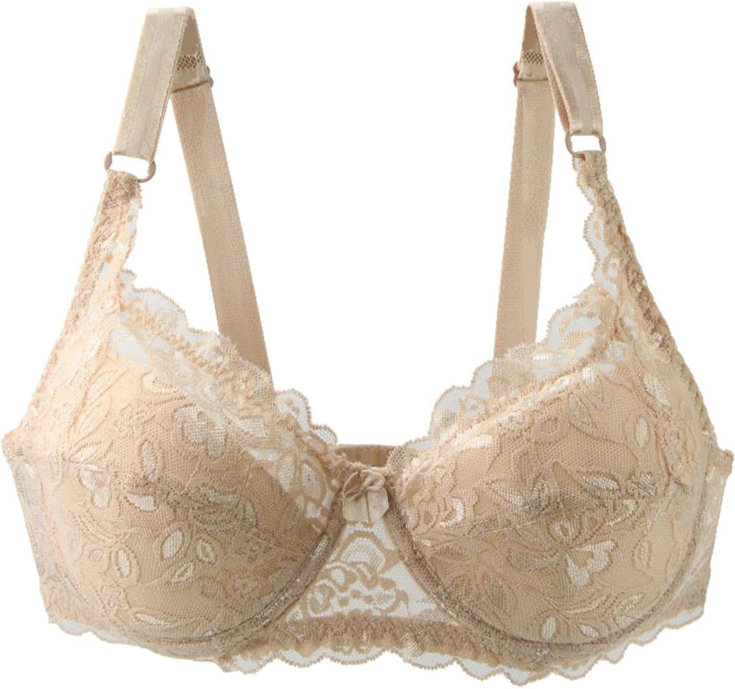 Plus Size Lace Push-Up Bra for Curvy Comfort
