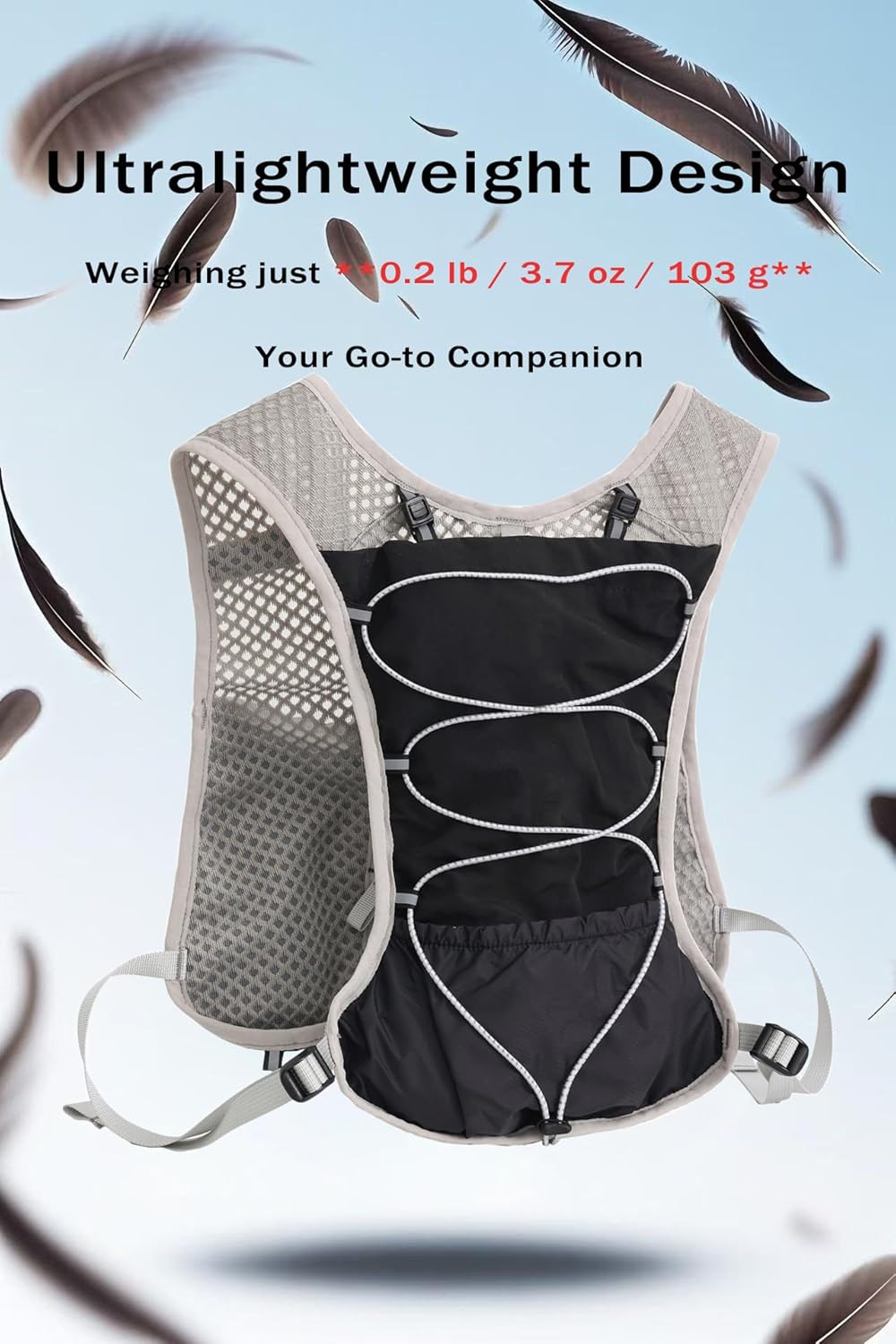 Ultra-Light Hydration Running Vest with 2L Bladder