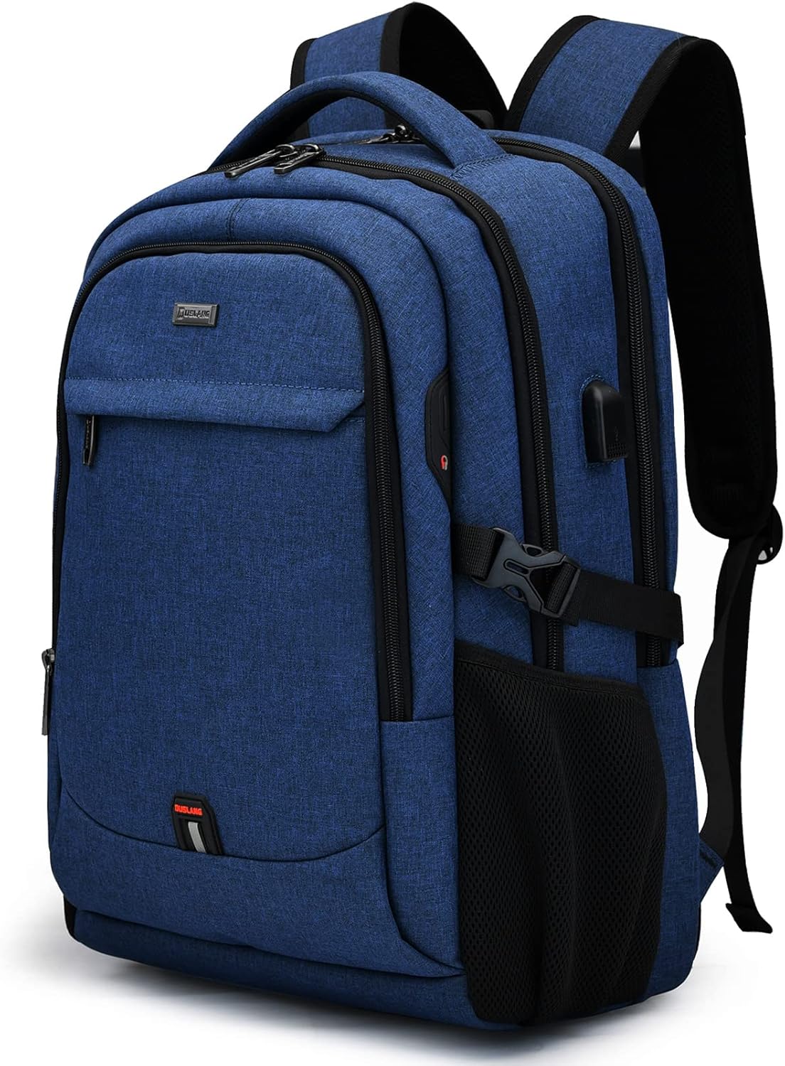 Water-Resistant Laptop Backpack with USB Port and Anti-Theft Design