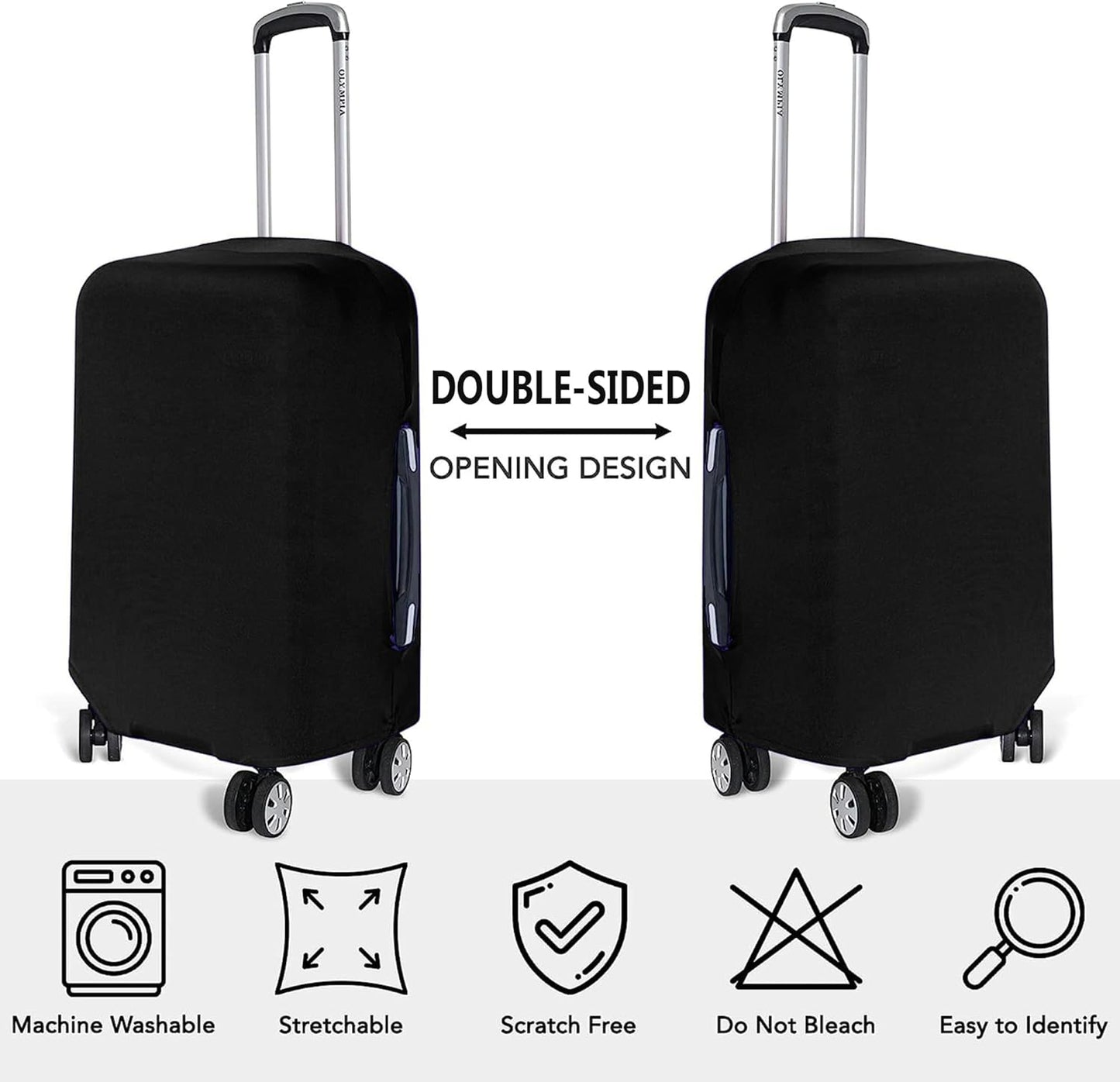 Stretchable Luggage Cover Set with Anti-Tear and Dustproof Protection