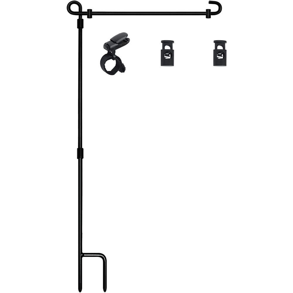 Durable Weather-Resistant Garden Flag Pole Stand