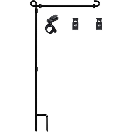 Durable Weather-Resistant Garden Flag Pole Stand