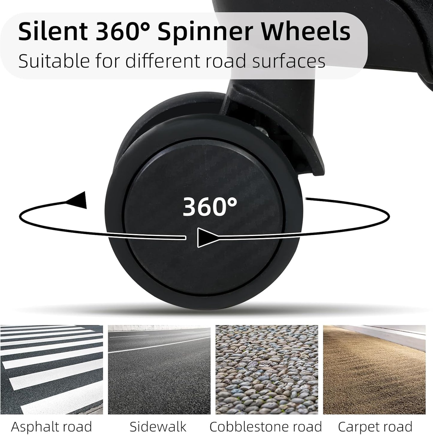 Aluminium Carry-On Luggage with TSA Lock and Silent Wheels