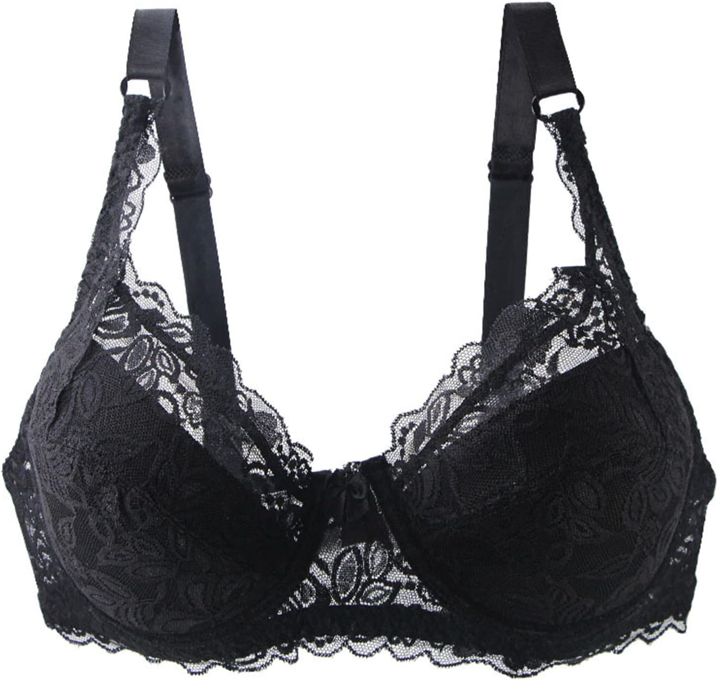 Plus Size Lace Push-Up Bra for Curvy Comfort