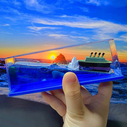 Unsinkable Acrylic Ship Decorative Piece