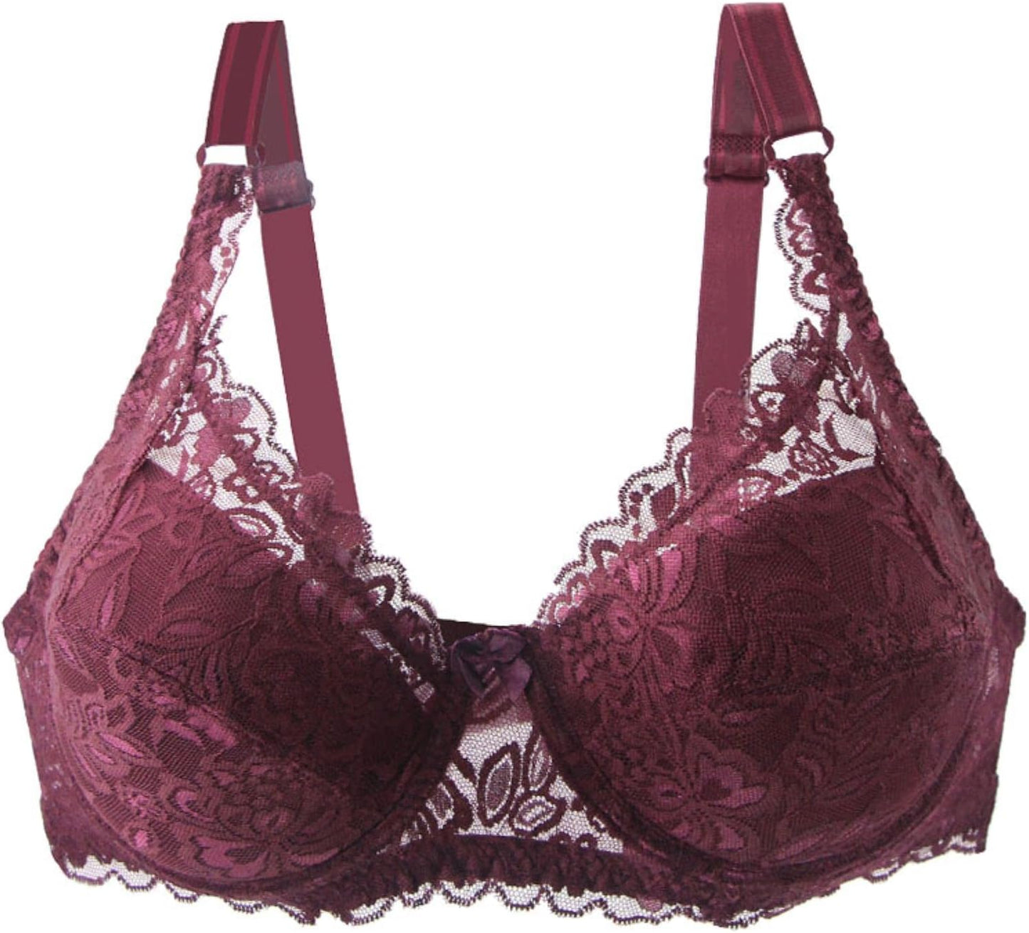 Plus Size Lace Push-Up Bra for Curvy Comfort