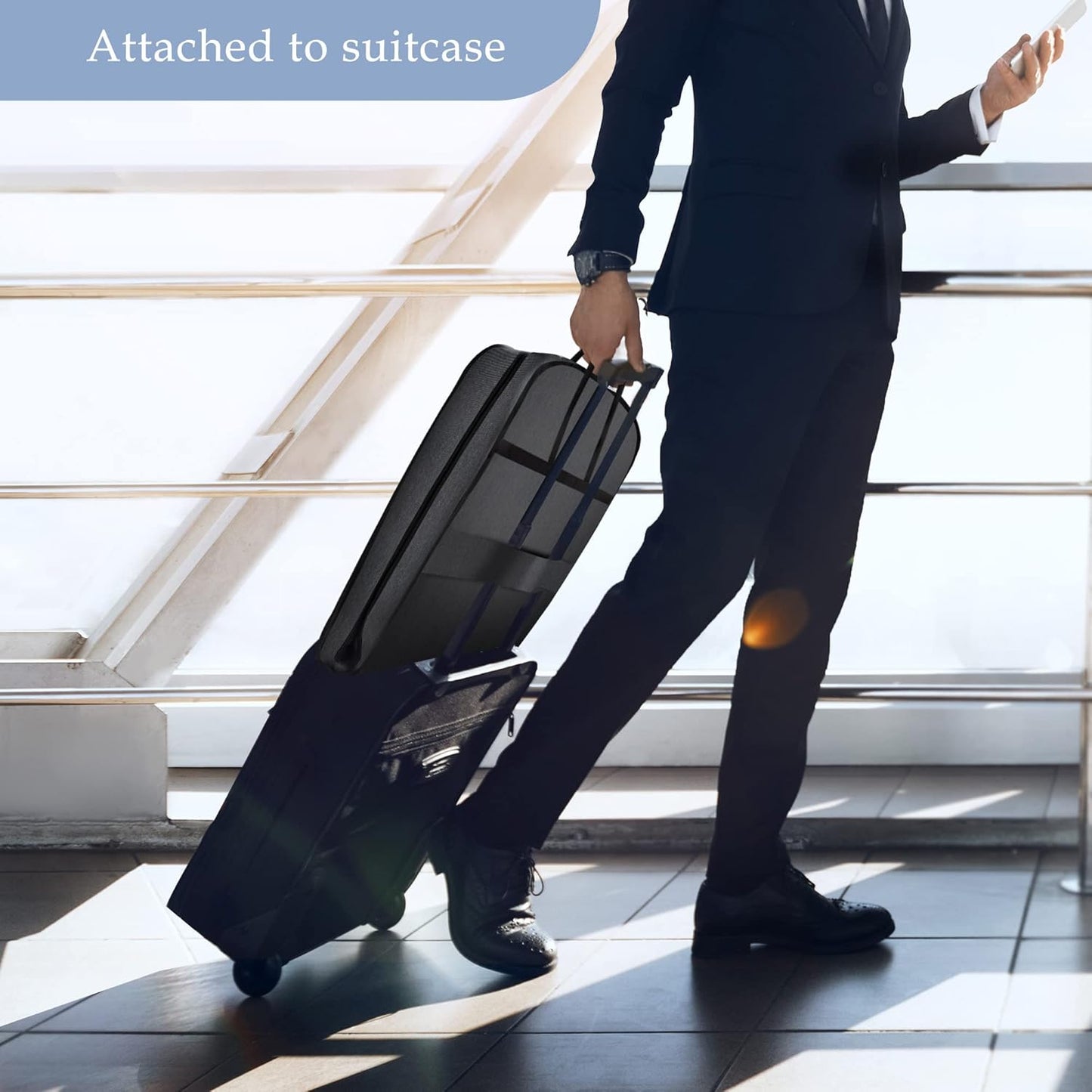 Waterproof Foldable Oxford Garment Bag for Suits and Uniforms