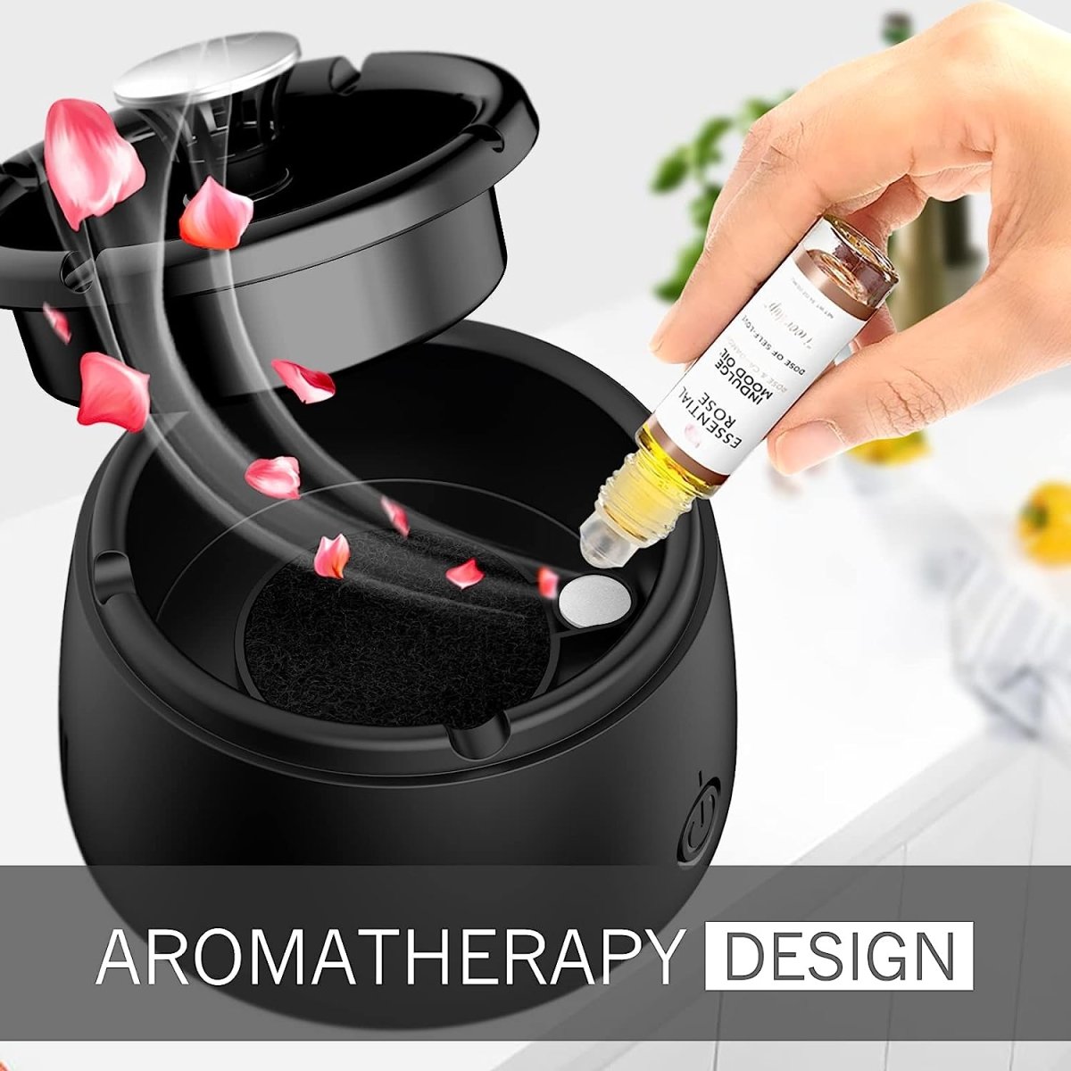 Odorless Portable Smoke-Free Ashtray with Scent Filter