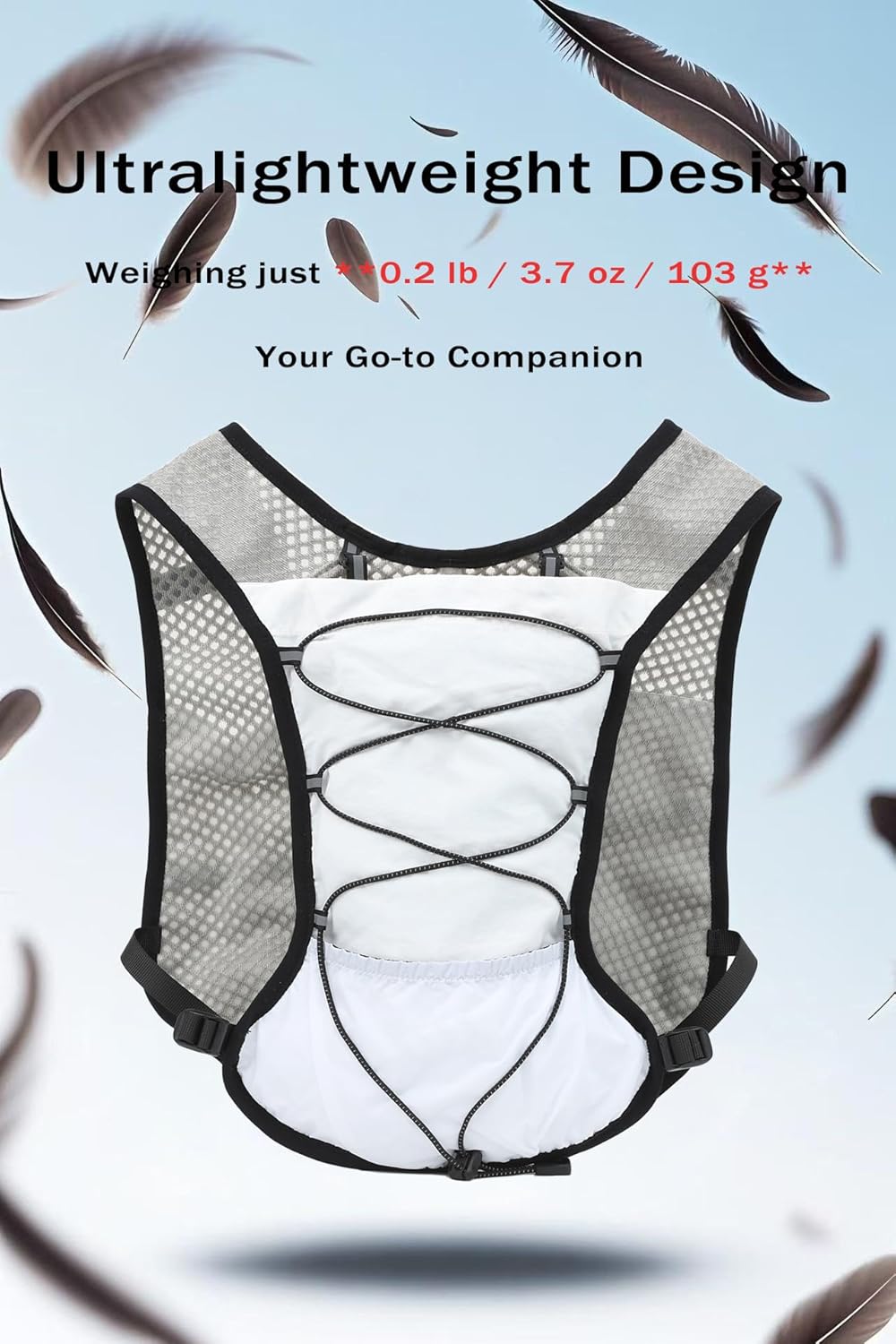 Ultra-Light Hydration Running Vest with 2L Bladder