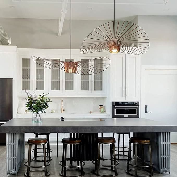 Wavy Design Adjustable Pendant Lamp