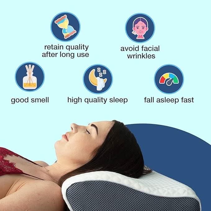 Ergonomic Anti-Snoring Pillow for Better Sleep