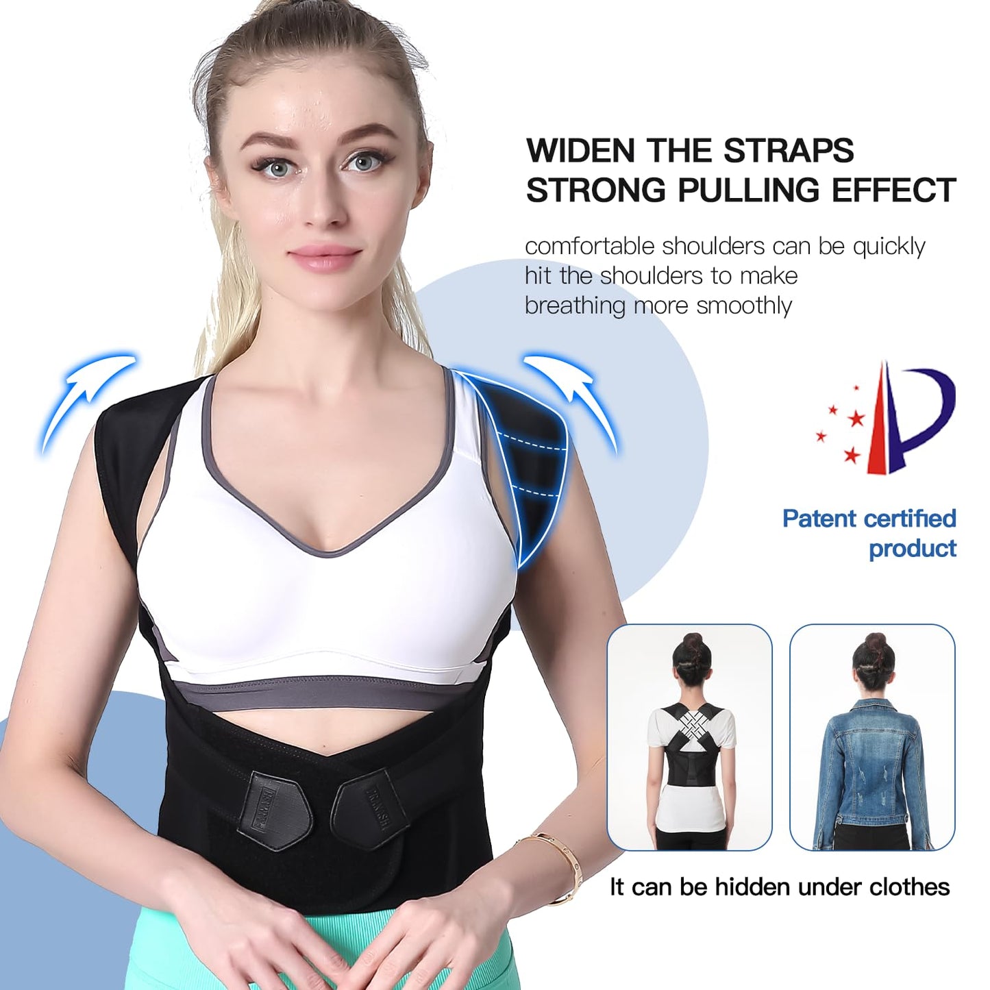 Adjustable Back Posture Corrector for Spine Alignment