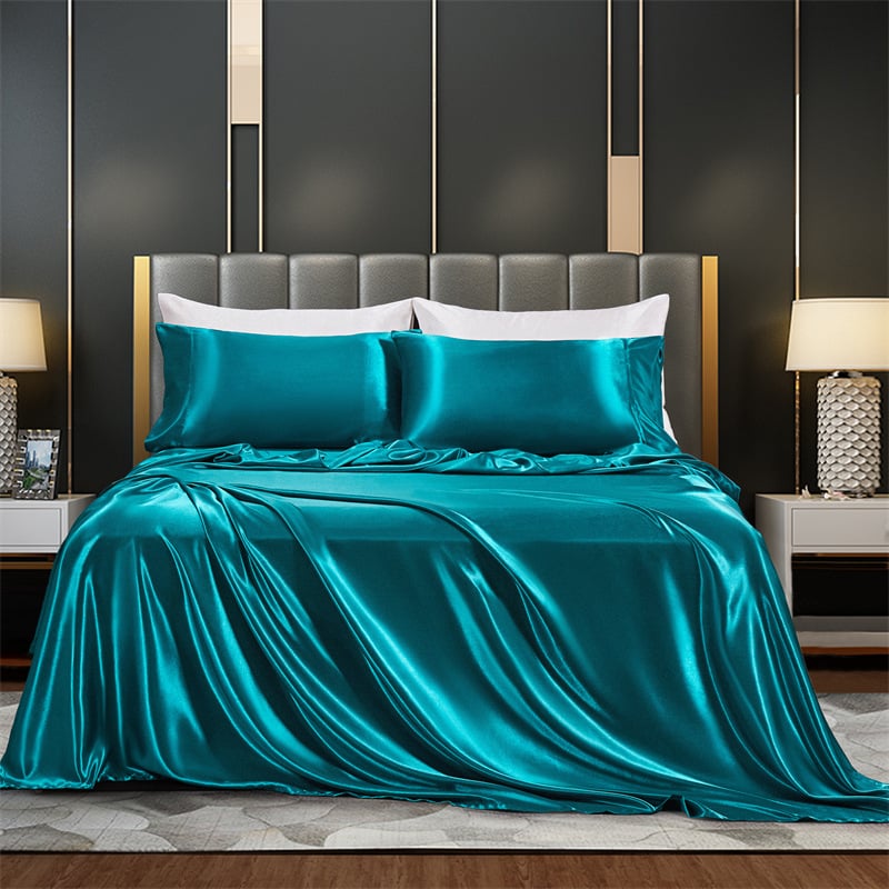 Pure Mulberry Silk Bedding Set - 25 Momme Luxury 4 Piece
