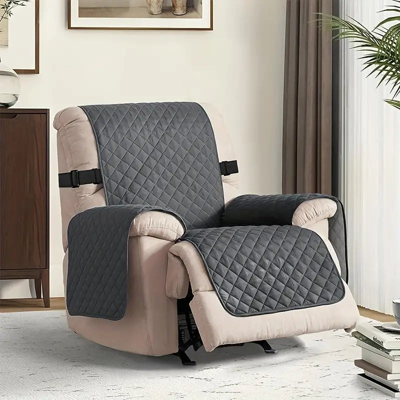 Microfiber Armchair Cover with Anti-Slip Protection and Water Resistance