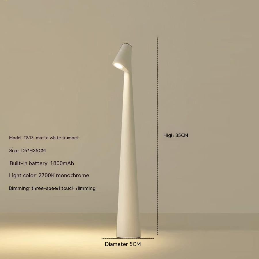 Rechargeable Modern LED Table Lamp - Cordless Metal Light
