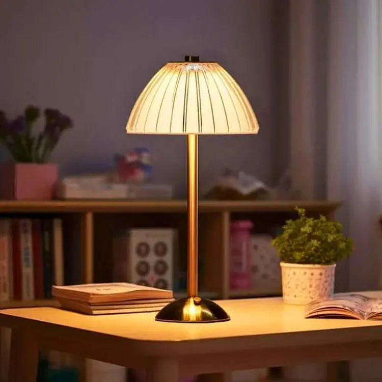 Rechargeable Wireless Touch Table Lamp - Luxe Design, Waterproof, USB Charging