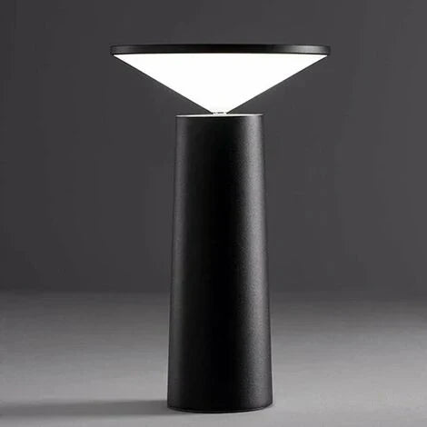 Dimmable Touch Sensor Table Lamp with 360-Degree Rotation and Rechargeable Battery