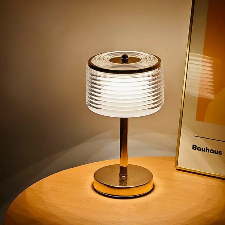 Ring-Shaped LED Table Lamp - Eco-Friendly GlowRing Design