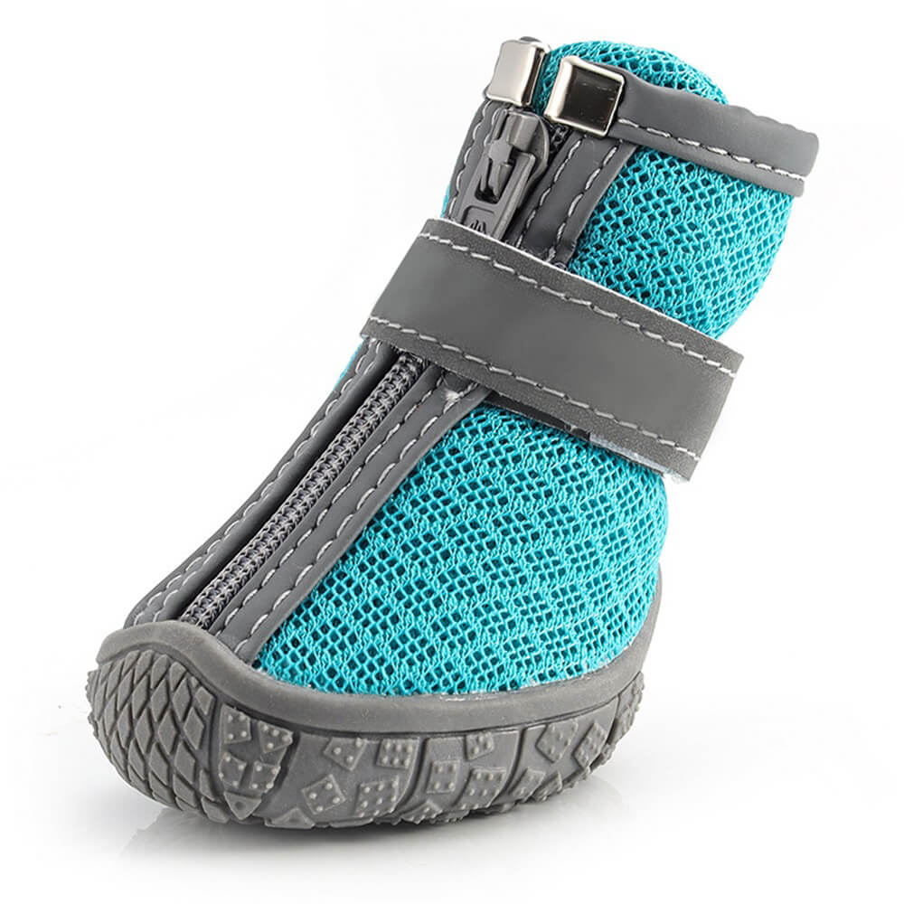 Durable Mesh Hiking Shoes for Small Dogs - All-Terrain Paw Protection