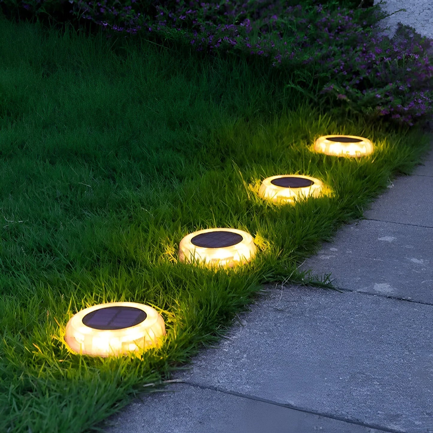 Solar-Powered Weatherproof Garden Light with Automatic Dusk to Dawn Sensor