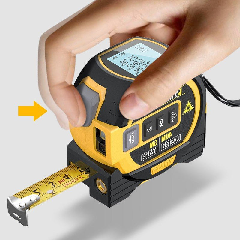 3-in-1 Laser Distance Meter and Tape Measure