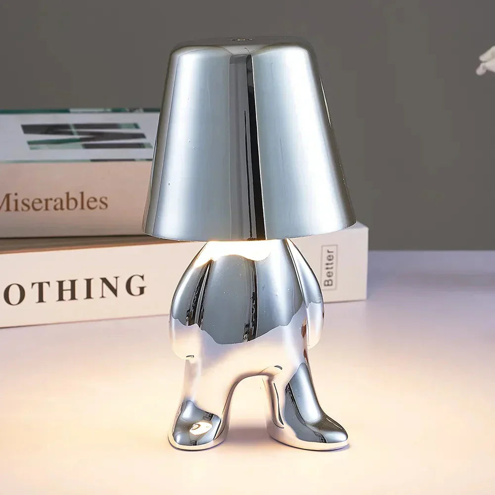 Elegant Rechargeable Table Lamp with Adjustable Brightness