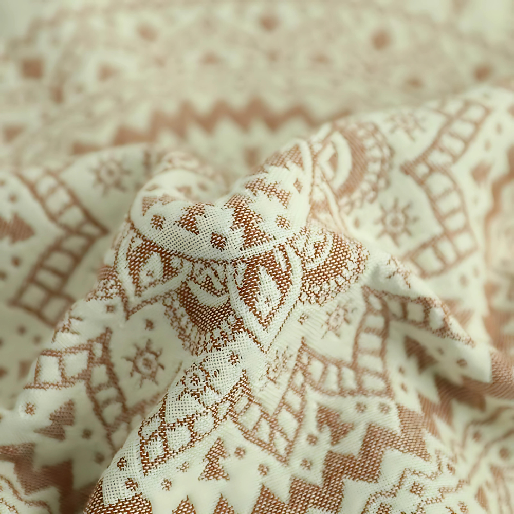 Soft Cotton Gauze Pillowcase with Boho Pattern