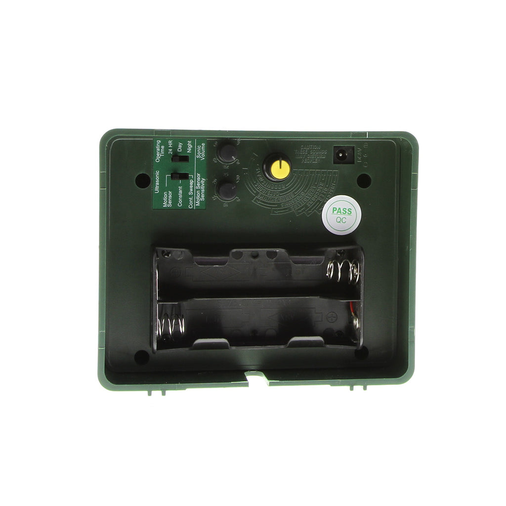 Ultrasonic Woodpecker Repeller with Sonic Alarms and Flashing Lights