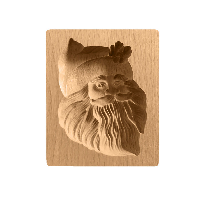Wooden Cookie Cutter for Gingerbread and Pastries - Non-Stick Beech Wood Design