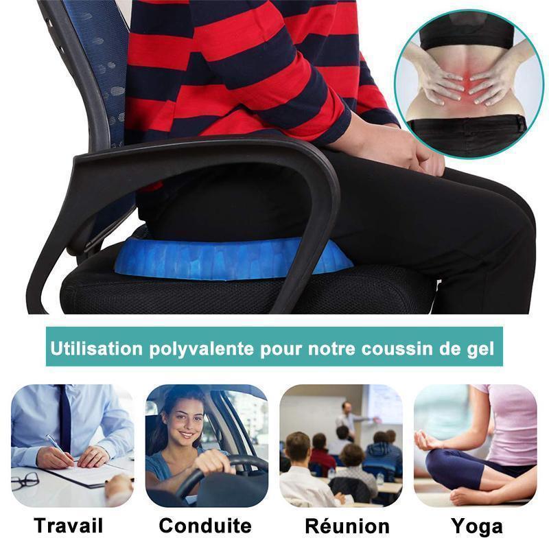 Gel Seat Cushion for Back Pain Relief and Improved Posture