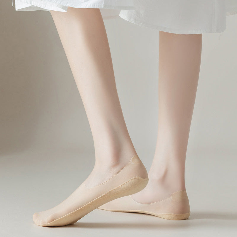 Breathable Invisible Ice Silk Ankle Socks