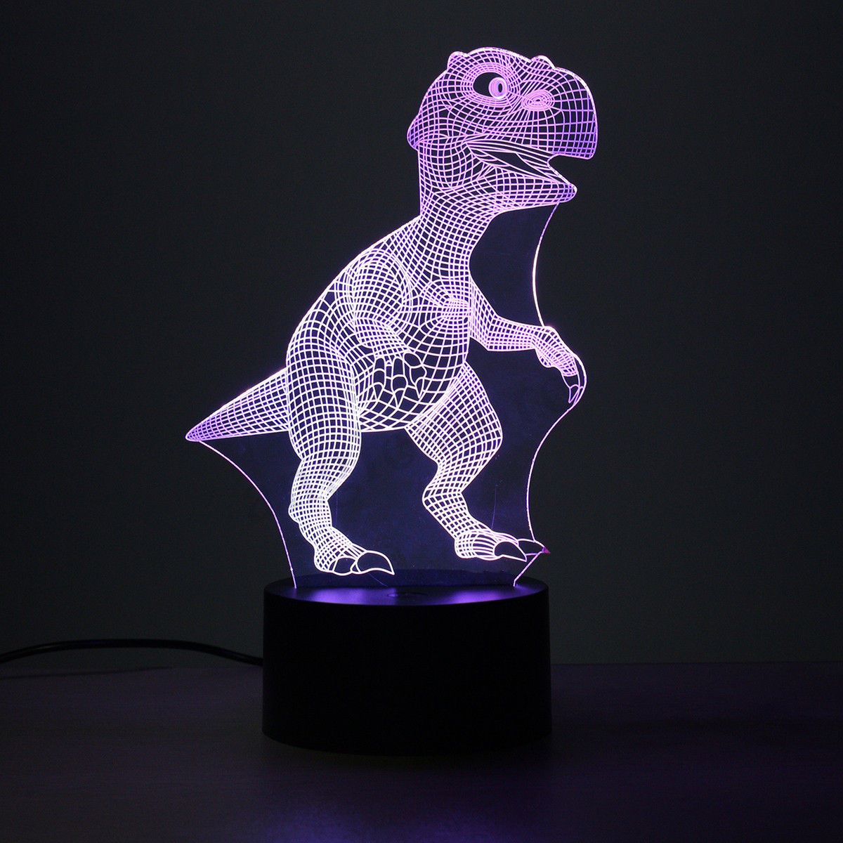3D Color-Changing T-Rex Dinosaur Night Light