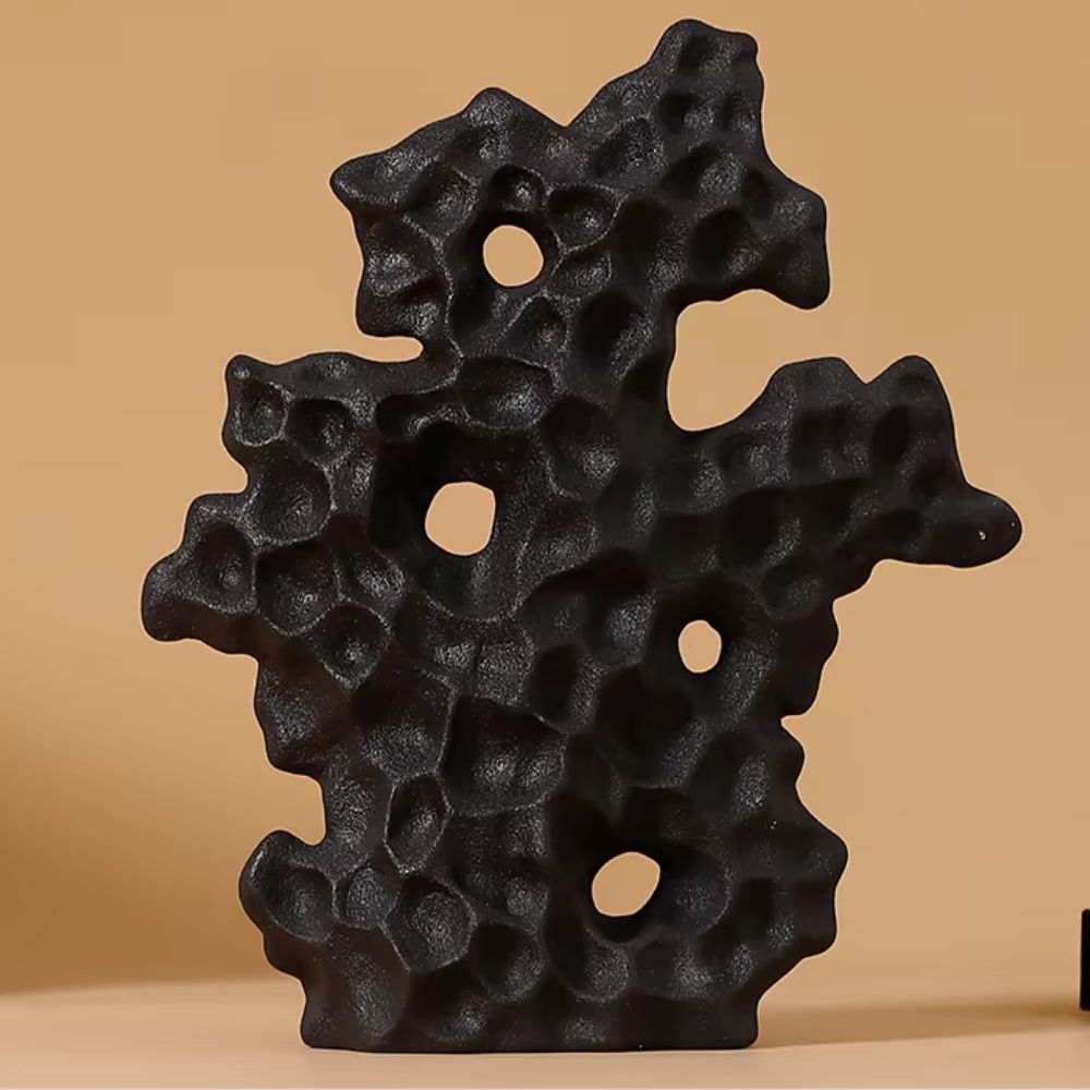 Ceramic Coral Sculpture for Coastal Home Decor