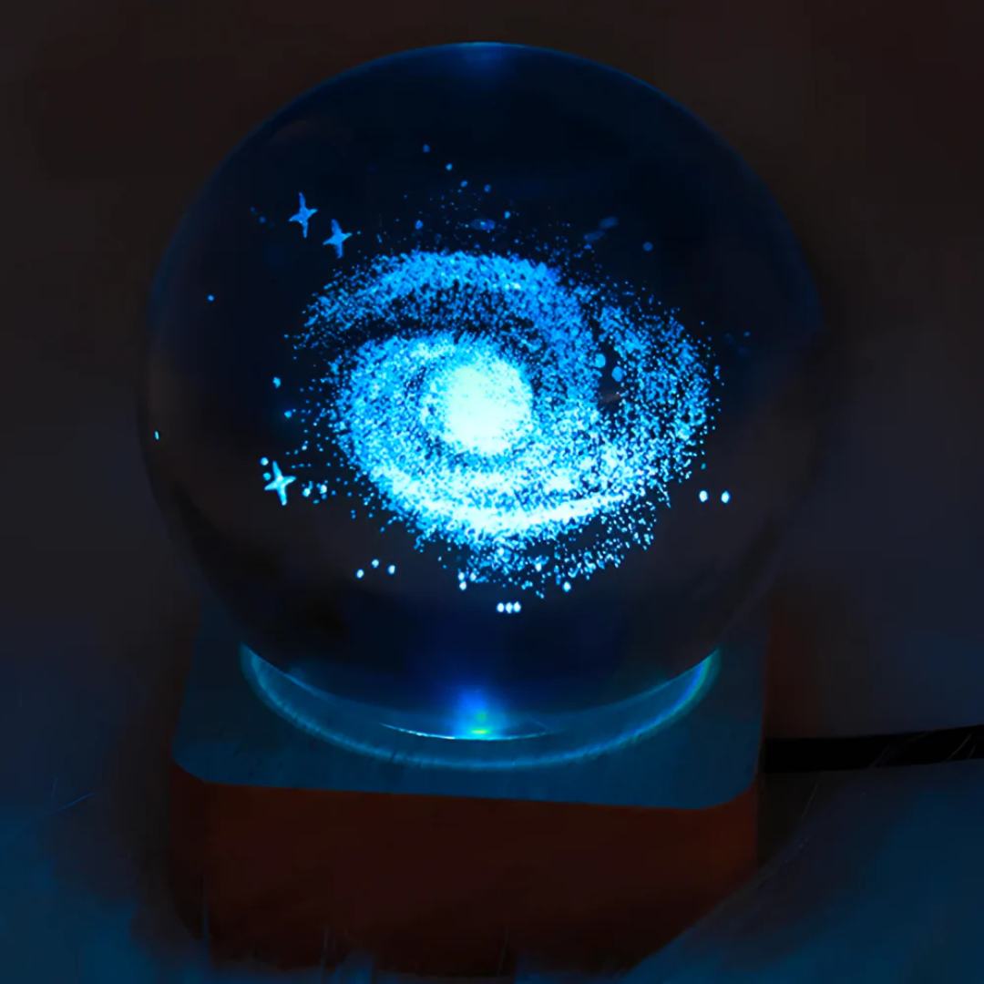 Magical LED Galaxy Table Lamp - Cordless Rechargeable Night Light