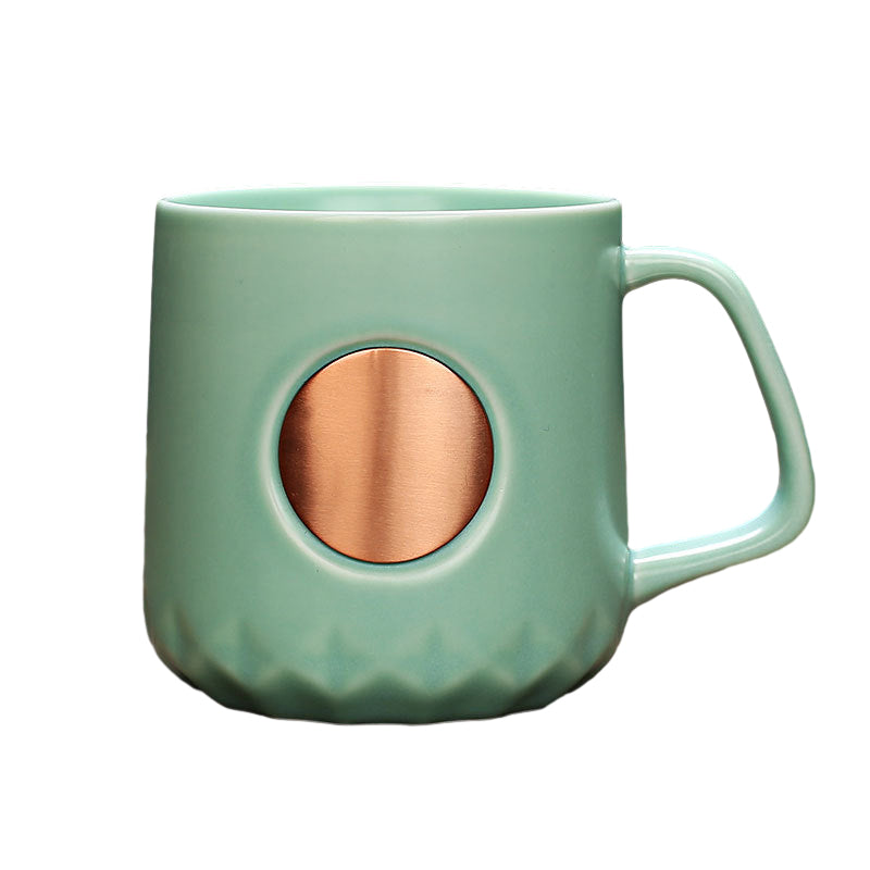 Ceramic Bronze Coffee Mug - Versatile Hot Beverage Cup