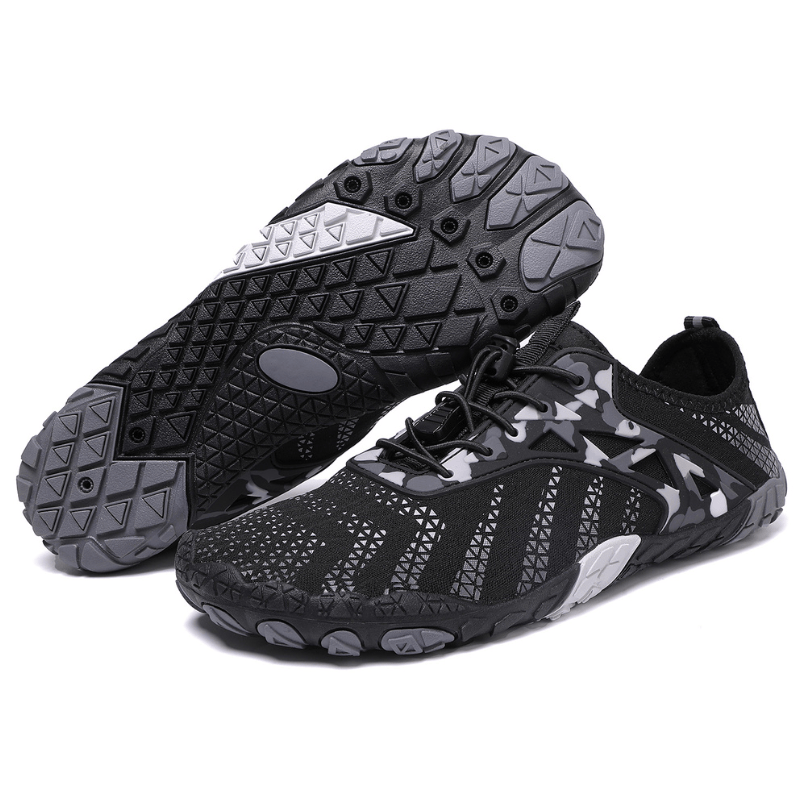 Zero-Drop Trail Running Shoes with Flexible Sole