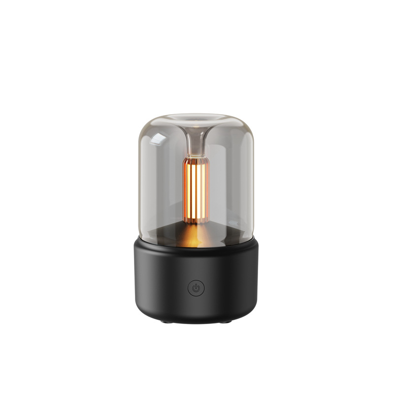 Retro Air Humidifier and Night Light with Aromatherapy Function