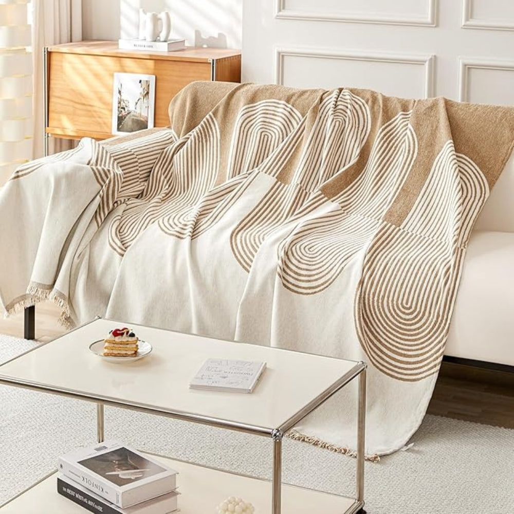 Double-Sided Chenille Sofa Cover for Pets and Spills