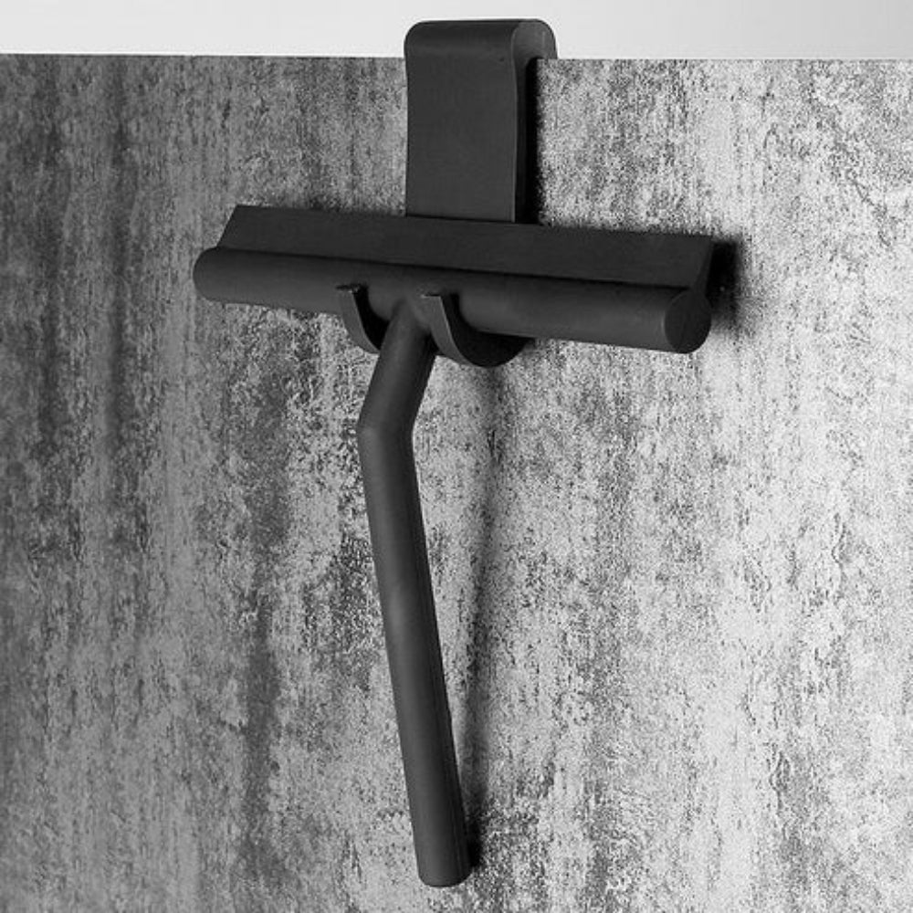 Silicone-Coated Modern Shower Squeegee with Hook