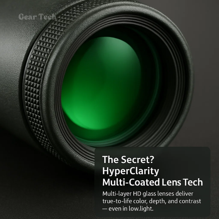 Compact Ultra-Zoom Monocular Telescope with HD Lens for Hiking and Birdwatching