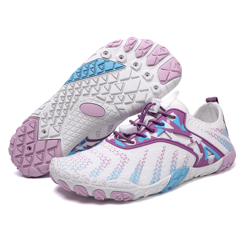 Zero-Drop Trail Running Shoes with Flexible Sole